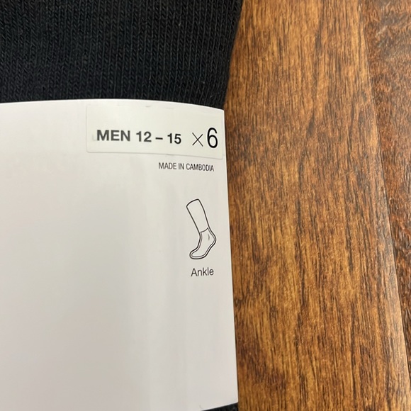 Nike Everyday Ankle Cotton Cushioned Socks 6 Pack - Picture 8 of 17